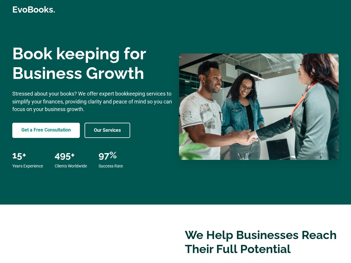 EvoBooks — Bookkeeping Services