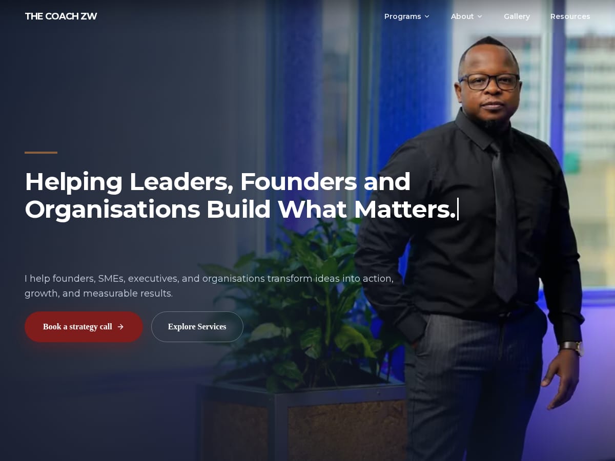 The Coach ZW — Business Coaching & Mentorship