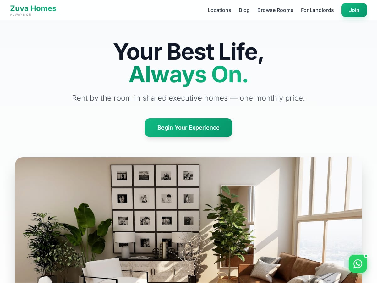 Zuva Homes Executive Co-Living case study